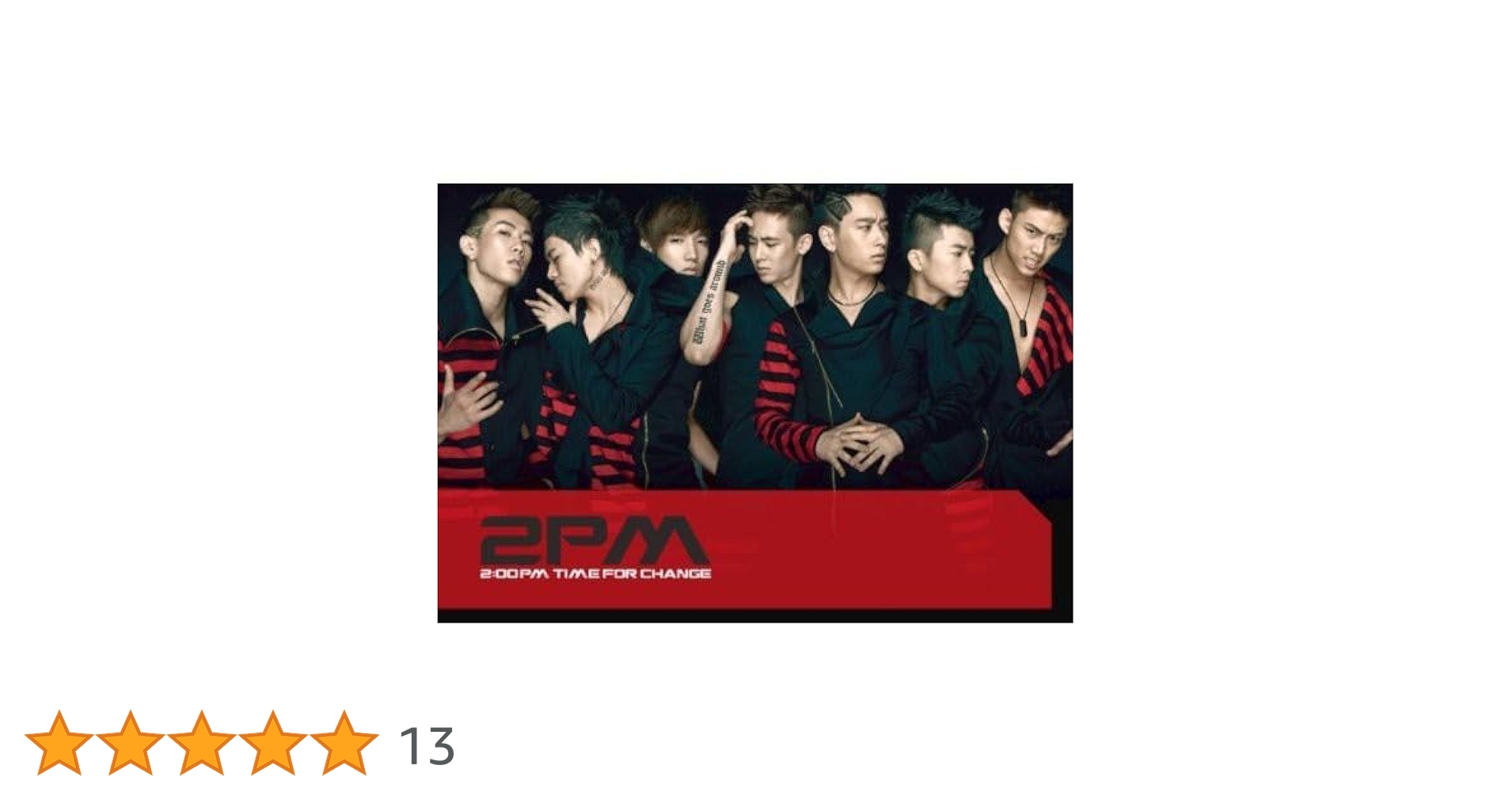 Amazon.co.jp: 2PM 2nd Single: Time for Change [韓国盤]: ミュージック